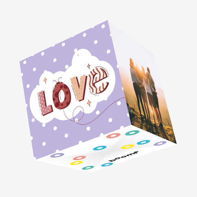 Love Ladybug Valentine's Day Confetti-exploding Greetings Card