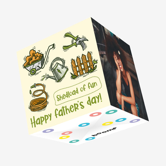 Father's Day Shedload Of Fun Confetti-exploding Greetings Card