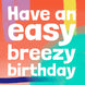 Easy Breezy Birthday Card
