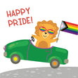Happy Pride Lion Card