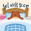 Get Well Soon Bear Card