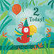 2 Today Parrot Birthday Card