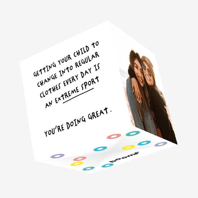 Extreme Sport Parenting Confetti-exploding Greetings Card – Boomf