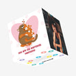 You Are My Warmest Valentine Cute Cats Valentine's Day Confetti-exploding Greetings Card