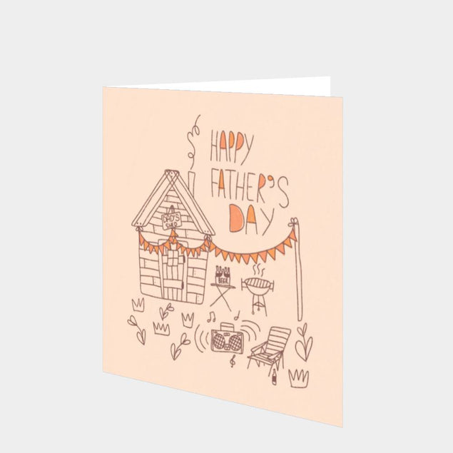 Father's Day BBQ Shed Card