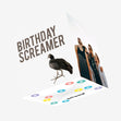 Rude Bird Birthday Screamer Confetti-exploding Greetings Card