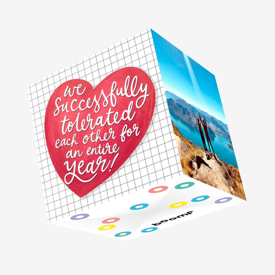 We Tolerated Each Other Confetti-exploding Greetings Card