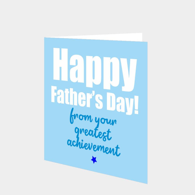 From Your Greatest Achievement Card