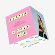Happy Anniversary Fiance I Love You Scrabble Confetti-exploding Greetings Card