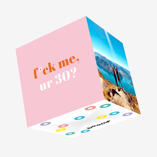 UR 30? Confetti-exploding Greetings Card