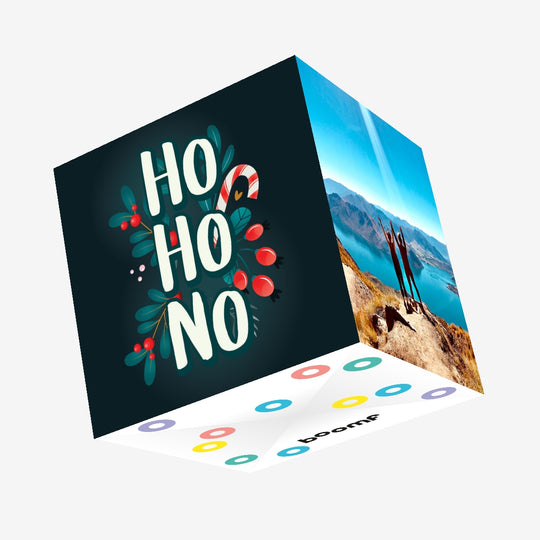 Ho Ho No Christmas Confetti-exploding Greetings Card