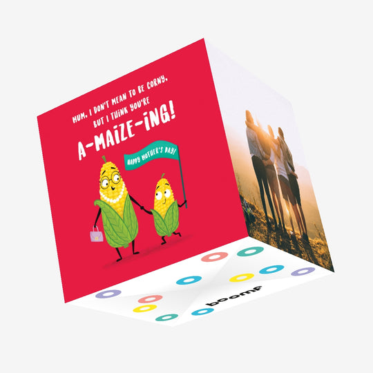 Mum, I Don't Mean To Be Corny Mother's Day Confetti-exploding Greetings Card