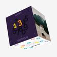Colorful Numbers Happy 13th Birthday Confetti-exploding Greetings Card