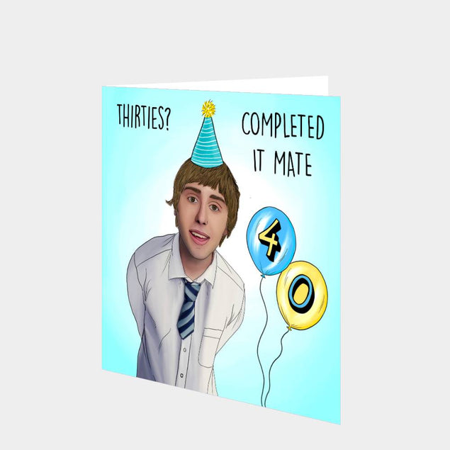 30s? Completed It Mate Card