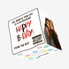 Happy Birthday Album On Billboard Confetti-exploding Greetings Card