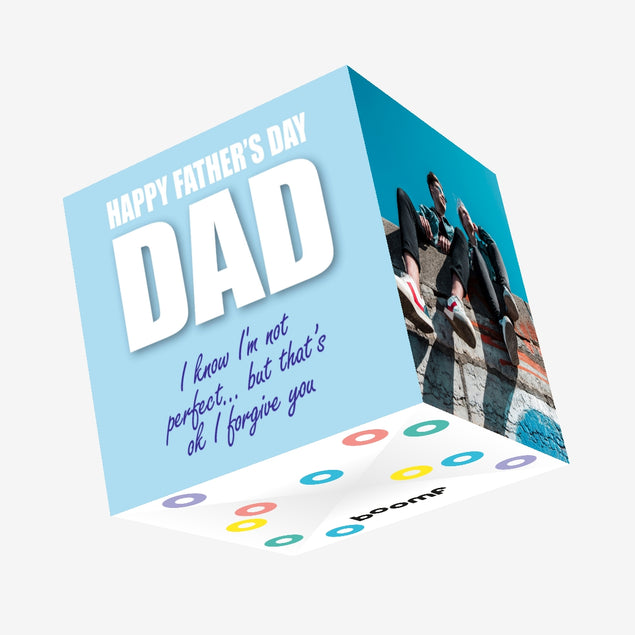 I Know I'm Not Perfect... Confetti-exploding Greetings Card