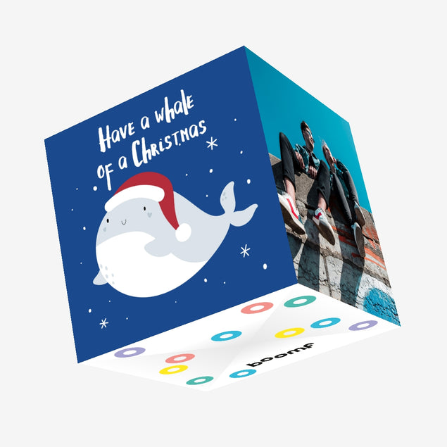 Have A Whale Of A Christmas Confetti-exploding Greetings Card