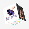 Blue Butterfly 85th Birthday Confetti-exploding Greetings Card