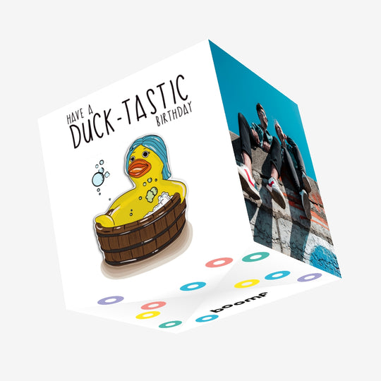 Have A Duck-tastic Birthday Confetti-exploding Greetings Card