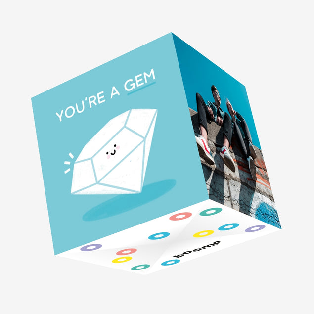 You're A Gem Confetti-exploding Greetings Card