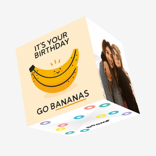 Go Bananas Birthday Confetti-exploding Greetings Card