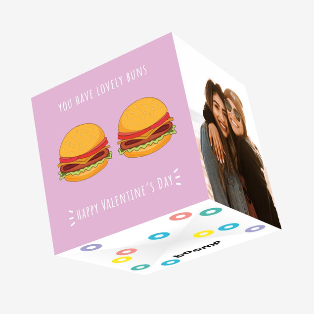 Lovely Buns Confetti-exploding Greetings Card