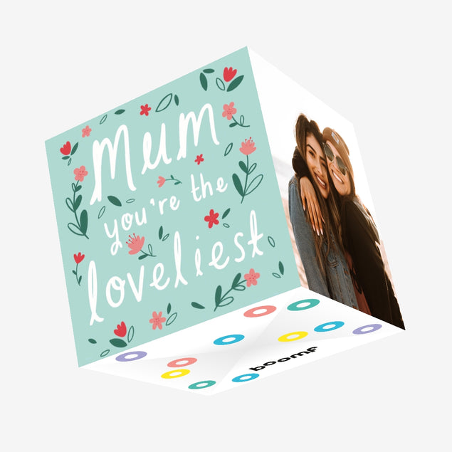 Lovely Mum Confetti-exploding Greetings Card