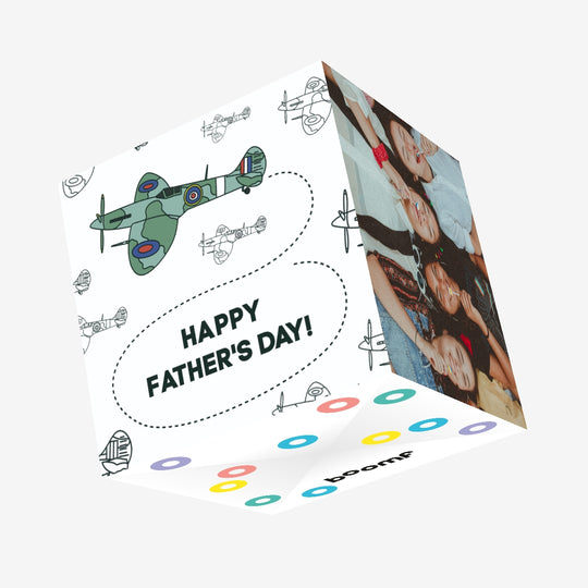 Father's Day Planes Confetti-exploding Greetings Card