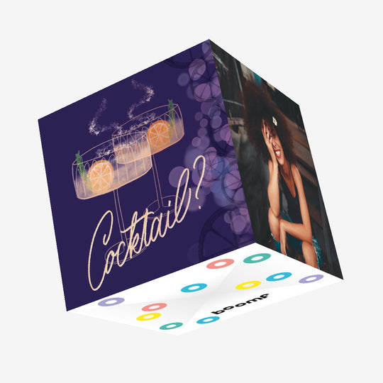 Cocktail? Confetti-exploding Greetings Card