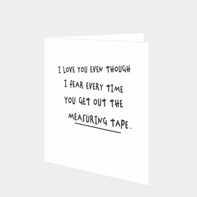 Measuring Tape Card