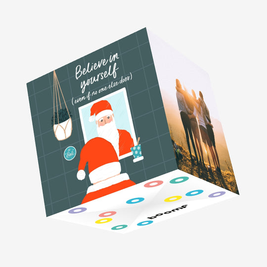 Believe In Yourself Confetti-exploding Greetings Card