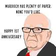 Murdoch Anniversary Card