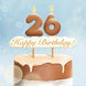 26th Happy Birthday Cake Card