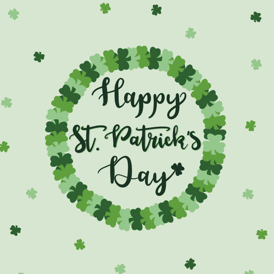 Clover Wreath St. Patrick's Day Card