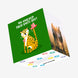 Funny Leopard New Job Celebration Confetti-exploding Greetings Card
