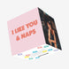 I Like You & Naps Confetti-exploding Greetings Card