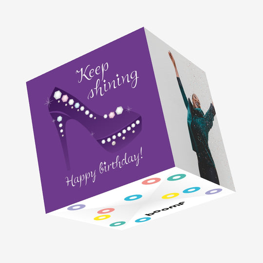 Keep Shining Birthday Confetti-exploding Greetings Card