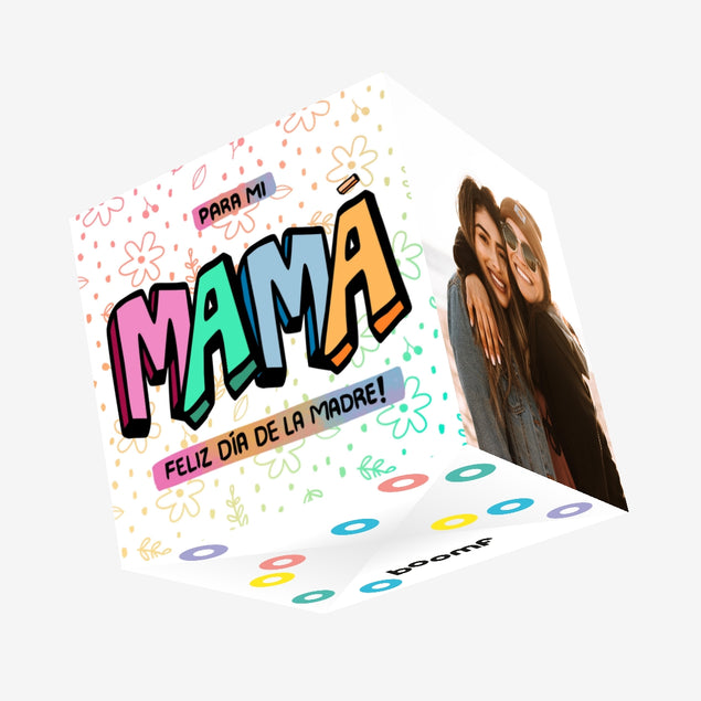 Happy Mother's Day Mama In Spanish Confetti-exploding Greetings Card