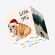 Sleigh, Bitch Shar Pei Christmas Confetti-exploding Greetings Card