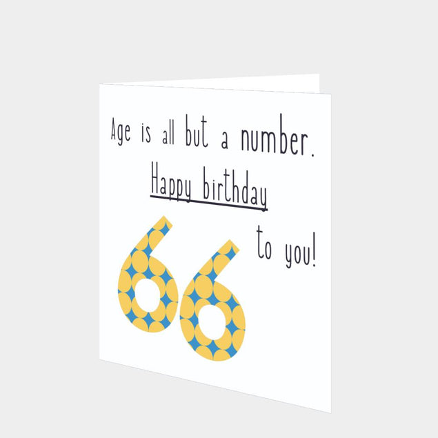 Happy 65th Birthday To You! Card