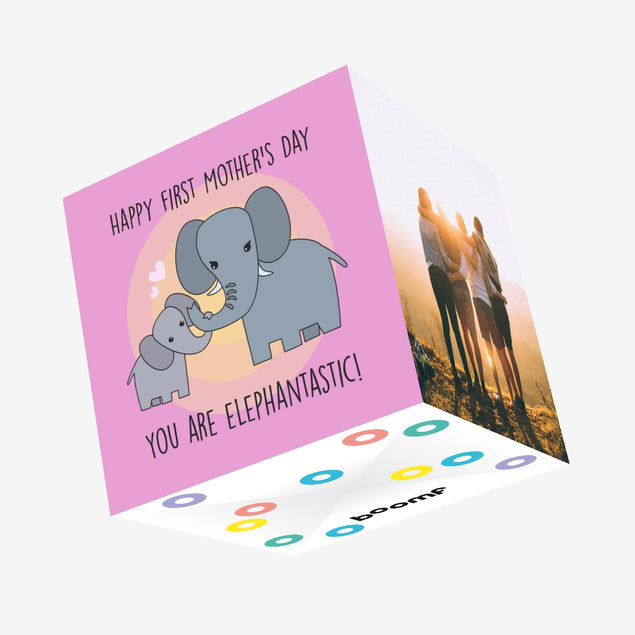 You Are Elephantastic! Confetti-exploding Greetings Card