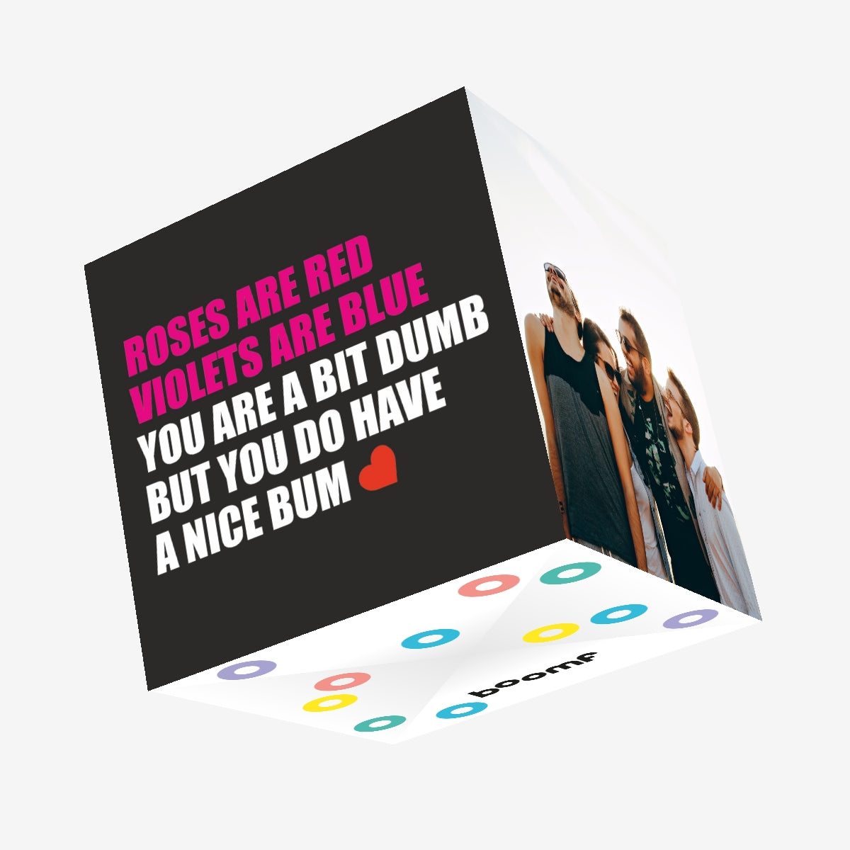 Roses Are Red Violets Are Blue Confetti-exploding Greetings Card – Boomf
