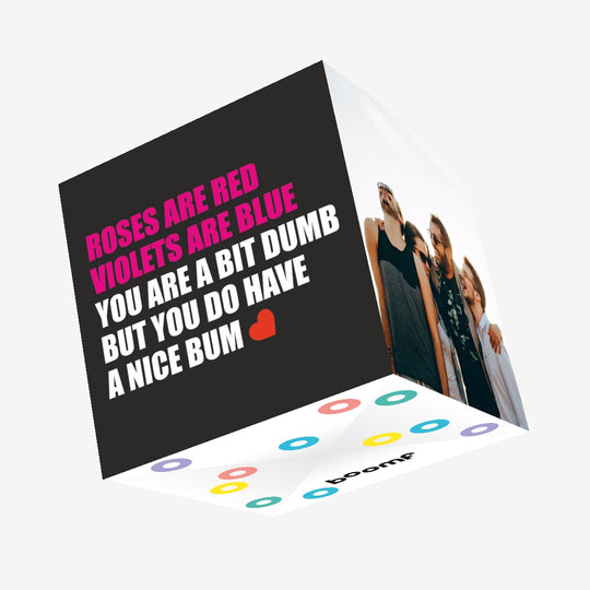 Roses Are Red Violets Are Blue Confetti-exploding Greetings Card