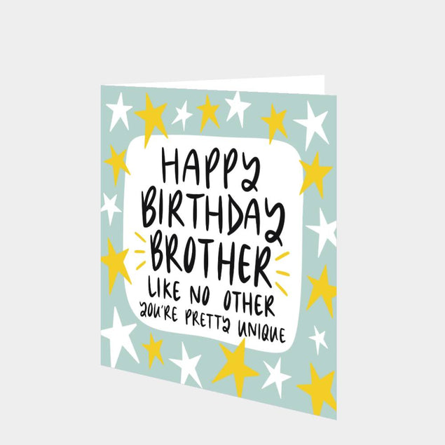 Happy Birthday Brother Like No Other Card