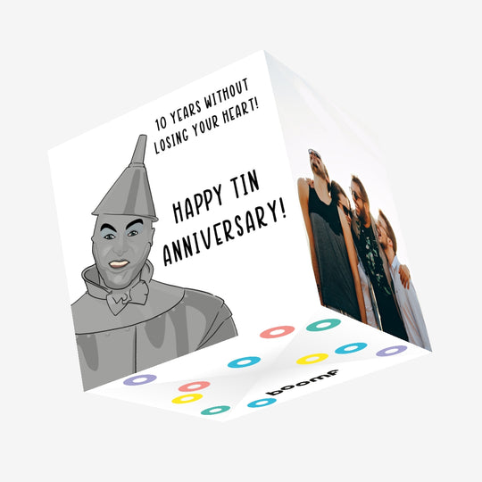 10 Years Without Losing Your Heart Confetti-exploding Greetings Card