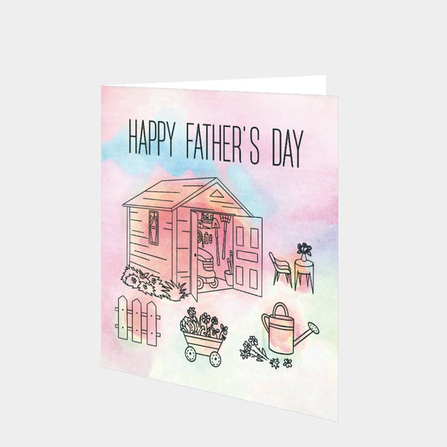 Father's Day Garden Shed Card