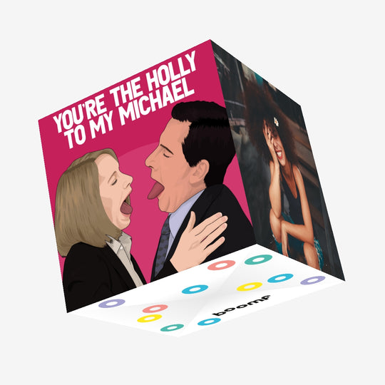 You're The Holly To My Michael Valentine's Day Confetti-exploding Greetings Card