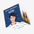 Happy Birthday Son Heung Min Tottenham Confetti-exploding Greetings Card