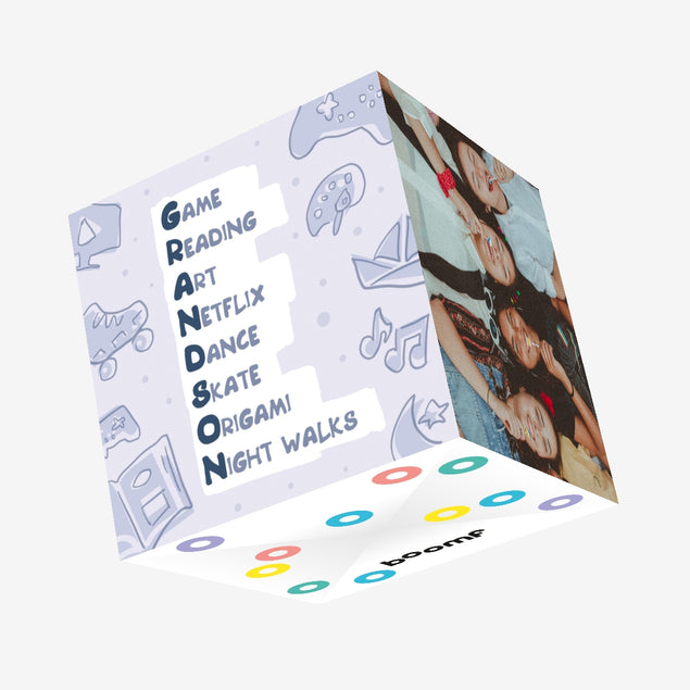 Grandson Confetti-exploding Greetings Card