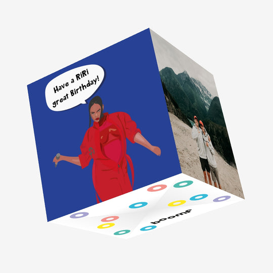 Have A RiRi Great Birthday Confetti-exploding Greetings Card